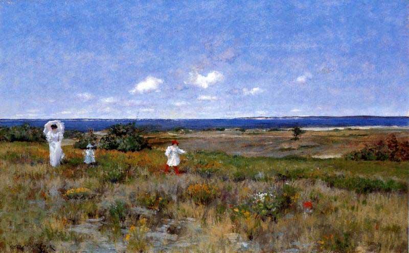 William Merrit Chase Near the Beach, Shinnecock oil painting picture